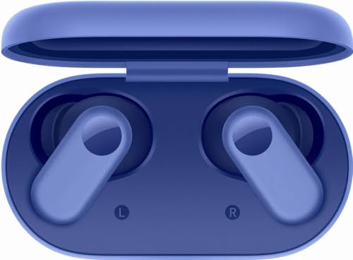 Image of One Plus 2R Wireless Earbuds for Men & Women | ABS Plastic Bluetooth Earbuds with Touch Controls Deep Bass Stable Connection and Charging Case | Compact Audio Earphones (2, Blue)