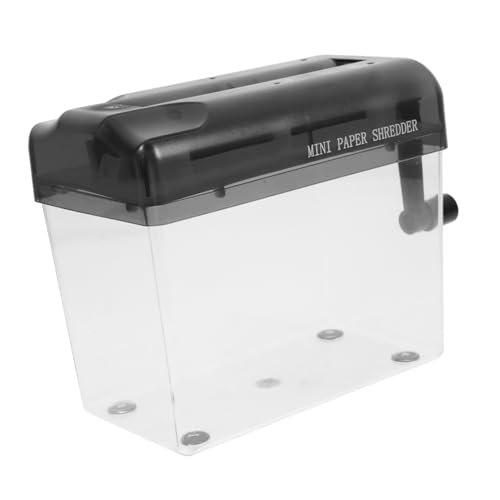 Angoily Convenient Manual Paper Shredder Lightweight Handheld Desktop Shredder for Home and Office Use Shredding Tool for Documents Bills and Crafts