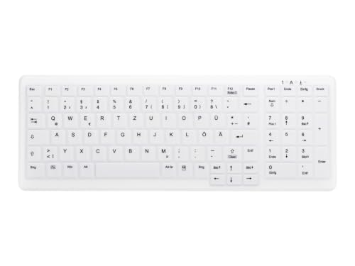 Active Key AK-C7000F-FU1-W/GE Clavier FR sans Fil +USB Blanc