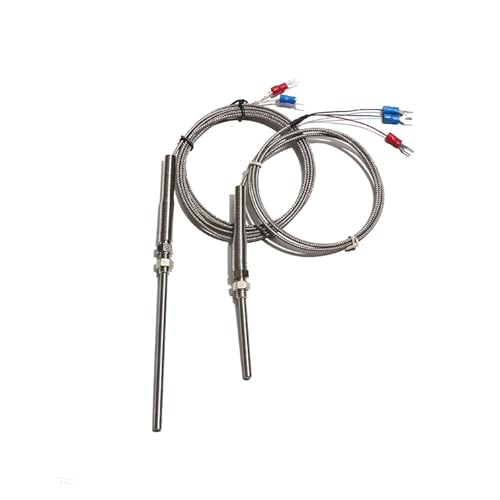 Sonda PT100 M8 de acero inoxidable con cable de 1 metro y sensor de 100mm 5