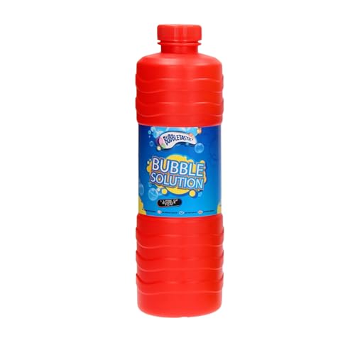 Bubbletastic Seifen Blasen Lösung für Kinder, Riesige Seifen Blasen Flasche, Ersatz für Seifen Blasen Maschine, Seifen Blasen Pistole | 1 Liter