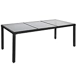 BB Sport 17-teilige Polyrattan Garten Essgruppe Terasse Sitzgruppe 8 Personen Gartenmöbel mit Kissen - 5