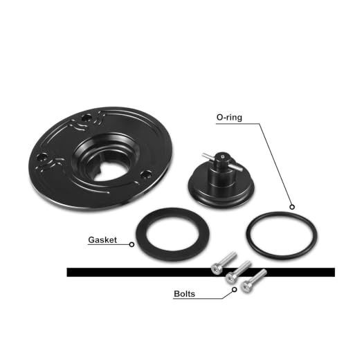 Tapa de tanque de combustible sin llave para motos ZX-6R y Z1000 5