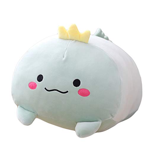 hitoshe Cute Dinosaur Plush Stuffed Animal Toy Cylindrical Hugging Pillow Gifts for Kids Birthday, Valentine, Christmas, 8inch