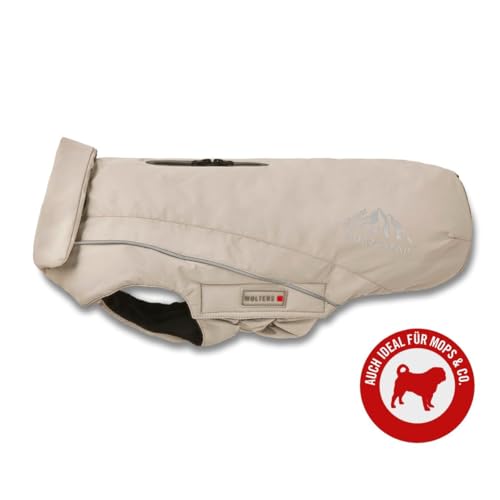 Wolters Skijacke Dogz Wear für Mops & Co., Größe:48 cm, Farbe:Taupe