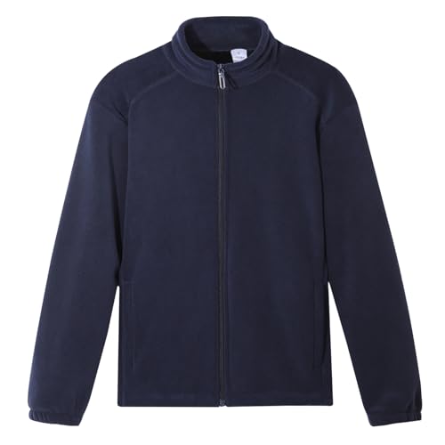 Taoyoule Chaqueta Polar de Mujer Para Invierno Cálida Con Cremallera Completa Cuello Alto Bolsillos Con Cremallera a Prueba de Viento Ideal Para Senderismo y Aventuras al Aire Libre