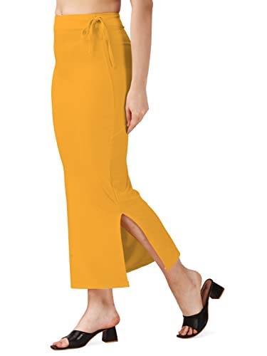 Image of Mehrang Microfiber Saree Shapewear Petticoat for Women, Cotton Blended Shape Wear Dress for Saree