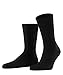 Produktbild FALKE Herren Socken Teppich Im Schuh M SO Wolle einfarbig 1 Paar, Schwarz (Black 3000), 41-42
