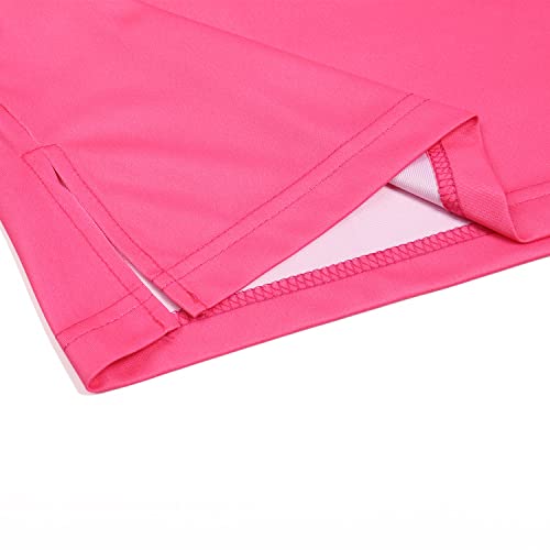 Dehaner Adult Mens Hot Pink Football Jersey University Veterans Father's T-Shirts Sprorts Uniform Clothing Tops White Stripe-Pink Jersey Size 3X-Large #TOP5