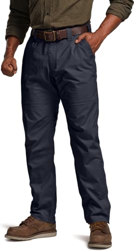 Image of CQR Men's Quick Dry Work Pants, Water Resistant Outdoor Tactical Pants, Lightweight Stretch Cargo Hiking Pants