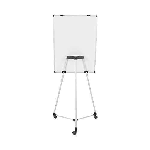 Bi-Office mobiles Earth Kyoto Flipchart, Magnetisches Flipchart, 70 x 100 cm (Euro-Format), trocken abwischbare lackierte Stahloberfläche, Aluminiumrahmen