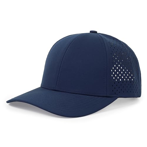 Image of Quick Dry Baseball Cap Curved Brim Mesh Snapback Hat for Men Women