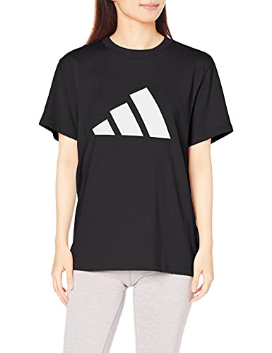 半袖 Tシャツ アディダス スポーツウェア フューチャー アイコン ロゴ グラフィック 半袖Tシャツ EKT22 レディース ブラック S