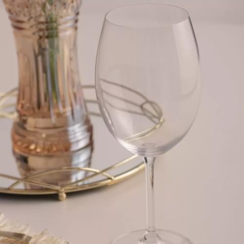 Jogo de Taças para Água e Vinho Cristal Bohemia 580ml