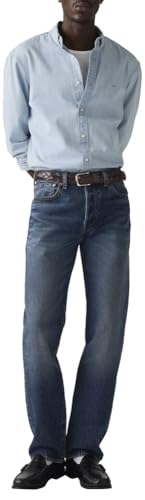 Levi's Herren Jeanshose 501 Original mit Knopfleiste, Straight Fit, Blau (Change Your Mind), W33/L32 – Ansicht 1