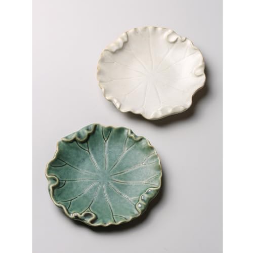 Plateau à thé rétro en céramique idéal pour la décoration de table basse