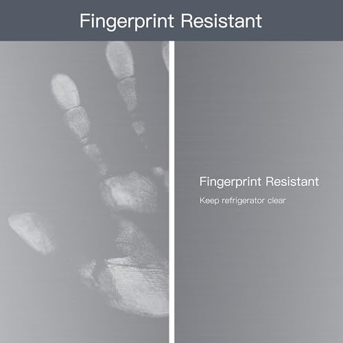 30“ Top Freezer Refrigerator with 17.6 Cu. Ft.Capacity, Adjustable Thermostat Control, Full Size Freestanding Frost Free Fridge for Garage/Office/Home/Apartment, Stainless Steels Grey - Image 6