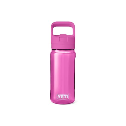 Image of YETI Yonder 600 ml /20 oz Water Bottle with Yonder Straw Cap, Wildflower Fuchsia