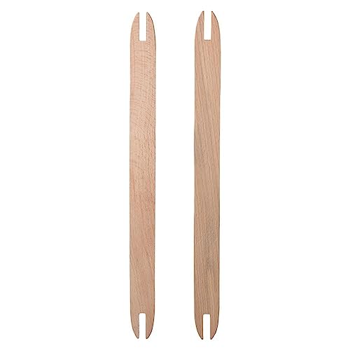 HomeSoGood 2 piezas de madera de haya para tejer artesanías, bolillos, accesorios de costura, tejido de bricolaje, regalos para tejedoras