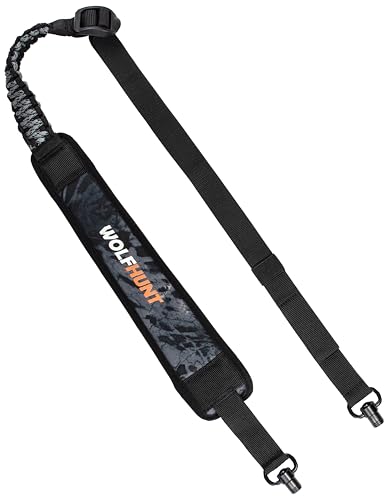 WOLFHUNT 2 Point Rifle Sling, Quick Detach Gun...