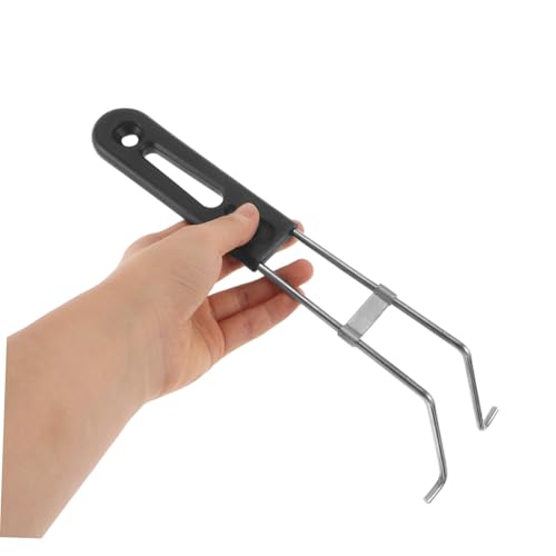 Manija de Repuesto Desmontable para Cesta de Freidora, Mango de Acero Inoxidable de Alta Resistencia con Tacto Frío para Freidora de Aire y Cocina de Anillos de Cebolla miniatura 3