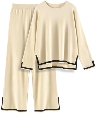 Yuson Girl Lounge Set 2-teilig - Crop Top & Schlaghosen Damen