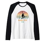 Photo Gallery park city utah vintage sun snowboard snowboarder retro maglia con maniche raglan Photo Gallery park city utah vintage sun snowboard snowboarder retro maglia con maniche raglan