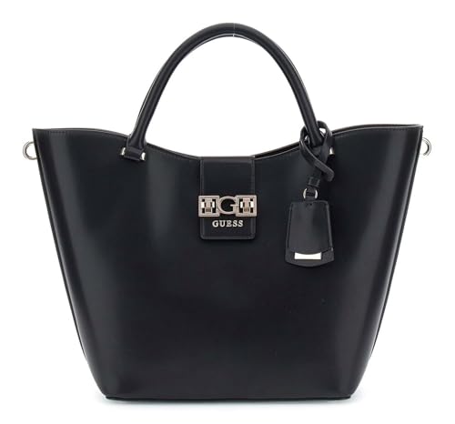 Sac à épaule GUESS Jane : le grand cabas noir pour vos journées actives