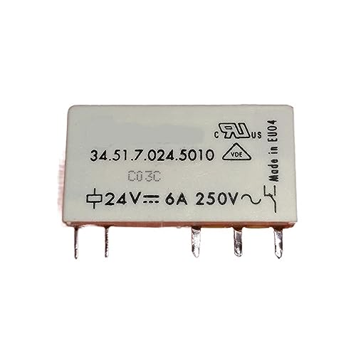 Relais de puissance 5 broches 24V commutation stable pour circuits électroniques