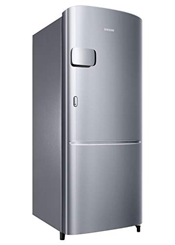 Image of Samsung 192 L 2 Star Direct Cool Standard Single Door Refrigerator Appliance (RR20A1Y1BS8 /HL, Elegant Inox, Silver, 2022 Model)