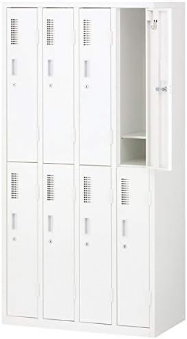 Amazon Co Jp スチールロッカー 8人用 ホワイト 白 幅90cm 鍵付き 棚付き オフィスロッカー おしゃれ ロッカー 更衣室 学校 施設 オフィス家具 文房具 オフィス用品 Amazon Co Jp スチールロッカー 8人用 ホワイト 白 幅90cm 鍵付き 棚付き オフィスロッカー おしゃれ ロッカー 更衣室 学校 施設 オフィス家具 文房具 オフィス用品