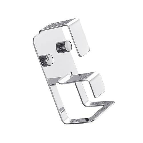 VICASKY Stainless Steel Washbasin Hooks Self-Adhesive Practical Storage Rack for Bathroom Double Hooks