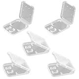 SDカードケース マイクロ micro sd カード ケース 薄型 軽量 メモリーカード ホルダー 収納ケース カード入れ 整理用 保管用 防水 小型 持ち運び便利 透明色 (クリア5個)