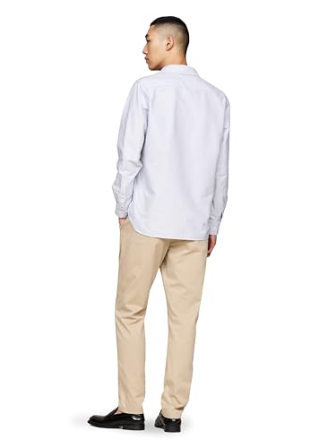 Image of Tommy Hilfiger Men's Long Sleeve Oxford Shirts in Regular Fit, Men's Button Down Shirts, Also Available in Big and Tall