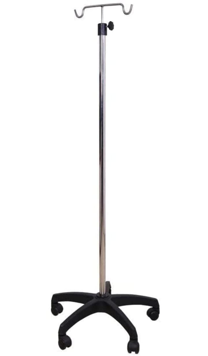 Florix Steanless Steel 304 Surgical I.V. Glucose And Saline Stand with 2 Unbreakable Hooks for Hospital, Nursing Home & Clinic (B09NRXBJZ3) Amazon Price History, Amazon Price Tracker