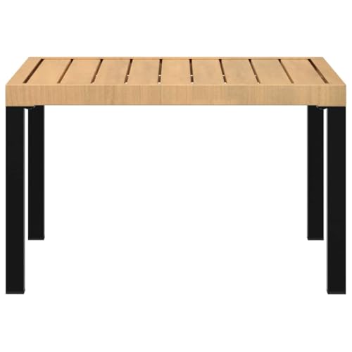 vidaXL Mesa de Centro de jardín Aluminio Negro 65x65x40 cm, Mesa de jardín, Mesa de Patio, Muebles de Exterior, Mesa de Exterior, Muebles de jardín - imagen 5