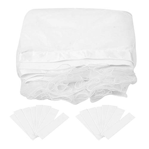 Belissy Jupe De Table Jupe De Table Jupe De Table Baby Shower, 3 Couches Belle Table Jupe décoration for la Maison de Mariage fête d'anniversaire de Baby Shower