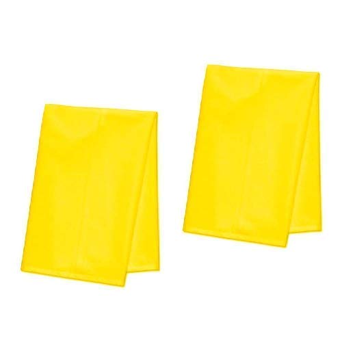 MEERUT BAZAR Puja Vastra Kapda/kapda Made of Cotton, Cloth, yellow Colour, Pack of 2, 100% Pure & Natural, for Puja & Hawan