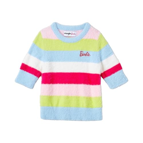 Wrangler Girls' Barbie Fuzzy Sweater