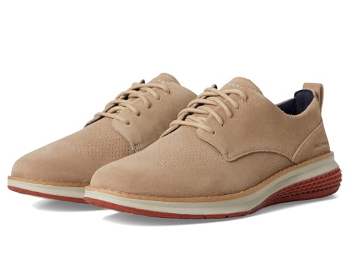 Cole Haan Men's Originalgrand Energyweave Plain Toe Ox, Birchsuede/Picante/Ancient Scroll, 10-W US