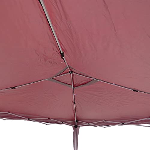 Tenda Gazebo 3x3 metros Articulado IWGZA-3BO Bordô