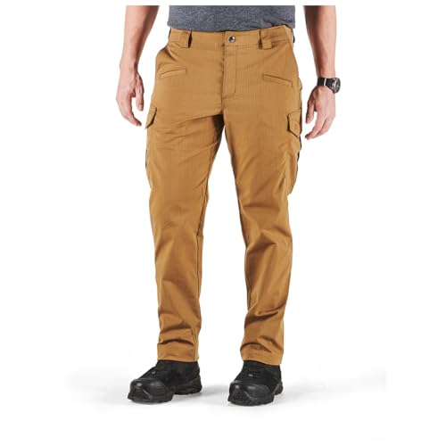 5.11 Tactical Mens ICON Utility Cargo Work Pants, Kangaroo, 38W x 32L