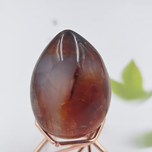AUOQKQUT Agate Naturelle Oeuf Cristal Agate spécimen Agate Agate Cristal Pierre sacrée Pierre et Cristal Pierre décorative Cristal décoration d'intérieur – vue 4