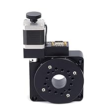 HT03RA100 Rotating Platform, Precision Electric Rotating Machine 100mm, Motorized Rotation Stage, Optical Rotating Platform for Industrial Production, Fine-Tuning Precise Positioning