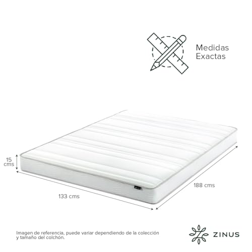 Catálogo de Colchones Matrimoniales Baratos para comprar hoy. 23 Colchones Matrimoniales Baratos marca Zinus (2)