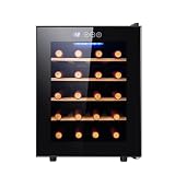 JKJZSALJ Mobiletto Elettrico per Vini Rossi A 5 Ripiani, capacità 20 Bottiglie, Temperatura Costante 12-18 Gradi Celsius, Mini Frigorifero per Vini Domestico con Funzione Ghiaccio, A, B