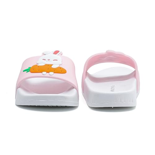 Image of MEMON Toddler Little Kids Dinosaur Beach /Pool /Shower Slides /Anti-Skid Home Bath Slippers /Cute Summer Outdoor Shoes for Girls and Boys
