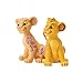 Enesco Disney Traditions by Jim Shore The Lion King Simba and Nala Heart Tails Figurine, 3.25 Inch, Multicolor