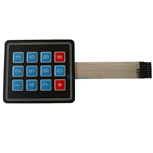Arduino 12 Key Keypad Electronic Keypad Module TTTLLNN 3x4 Matrix 12-Key Keypad Module ...