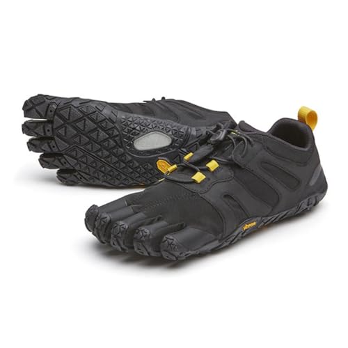 [Vibram] [�r�u�����t�@�C�u�t�B���K�[�Y] ���f�B�[�X �ܖ{�w �V���[�Y �g���C������ �g���b�L���O �g���[�j���O �����p V-Trail 2.0 19W7601 Black/Yellow EU37(22.5cm) [���s�A���i]